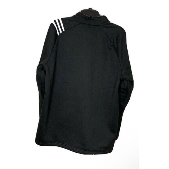 adidas ADVF19R751 Men Sz L Golf Tech 1/2 Zip Black Pullover - Picture 4 of 8